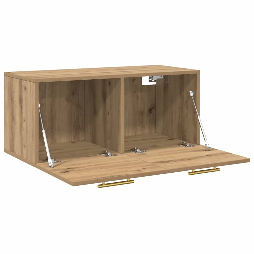 Veggskap Artisan Eik 80 X 36.5 X 35 Cm Konstruert Tre