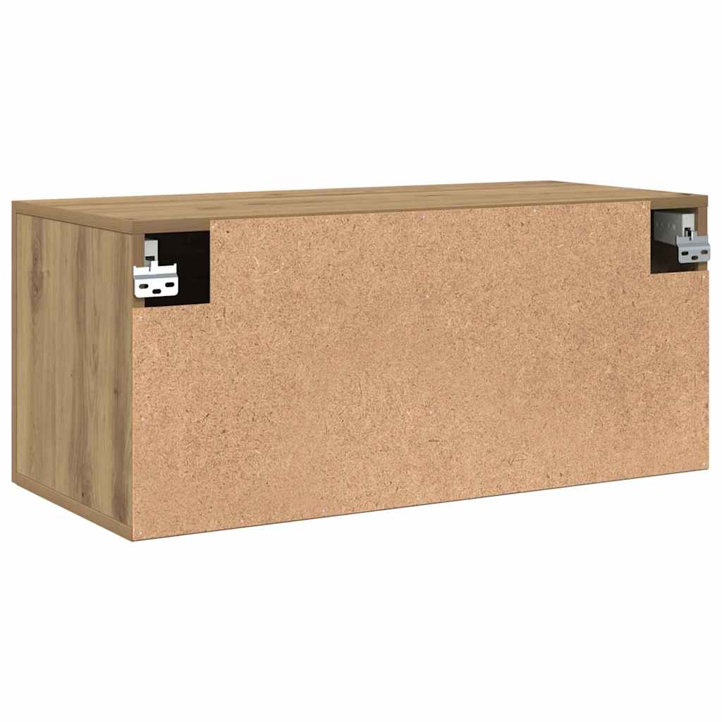 Veggskap Artisan Eik 80 X 36.5 X 35 Cm Konstruert Tre