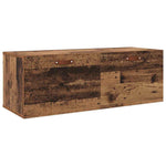 Vegghengt Skap Gammelt Tre 100 X 36,5 X 35 Cm Konstruert Tre