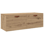 Vegghengt Skap Artisan Eik 100 X 36,5 X 35 Cm Konstruert Tre