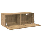 Vegghengt Skap Artisan Eik 100 X 36,5 X 35 Cm Konstruert Tre