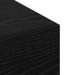 Veggskap Svart Eik 100 X 36.5 X 35 Cm Konstruert Tre