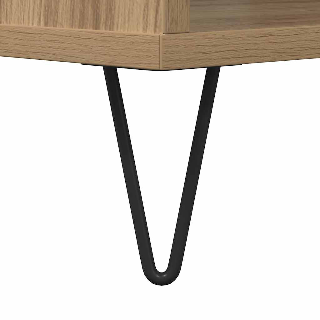 Kaffebord Artisan Eik 60 X 50 X 40 Cm Konstruert Tre