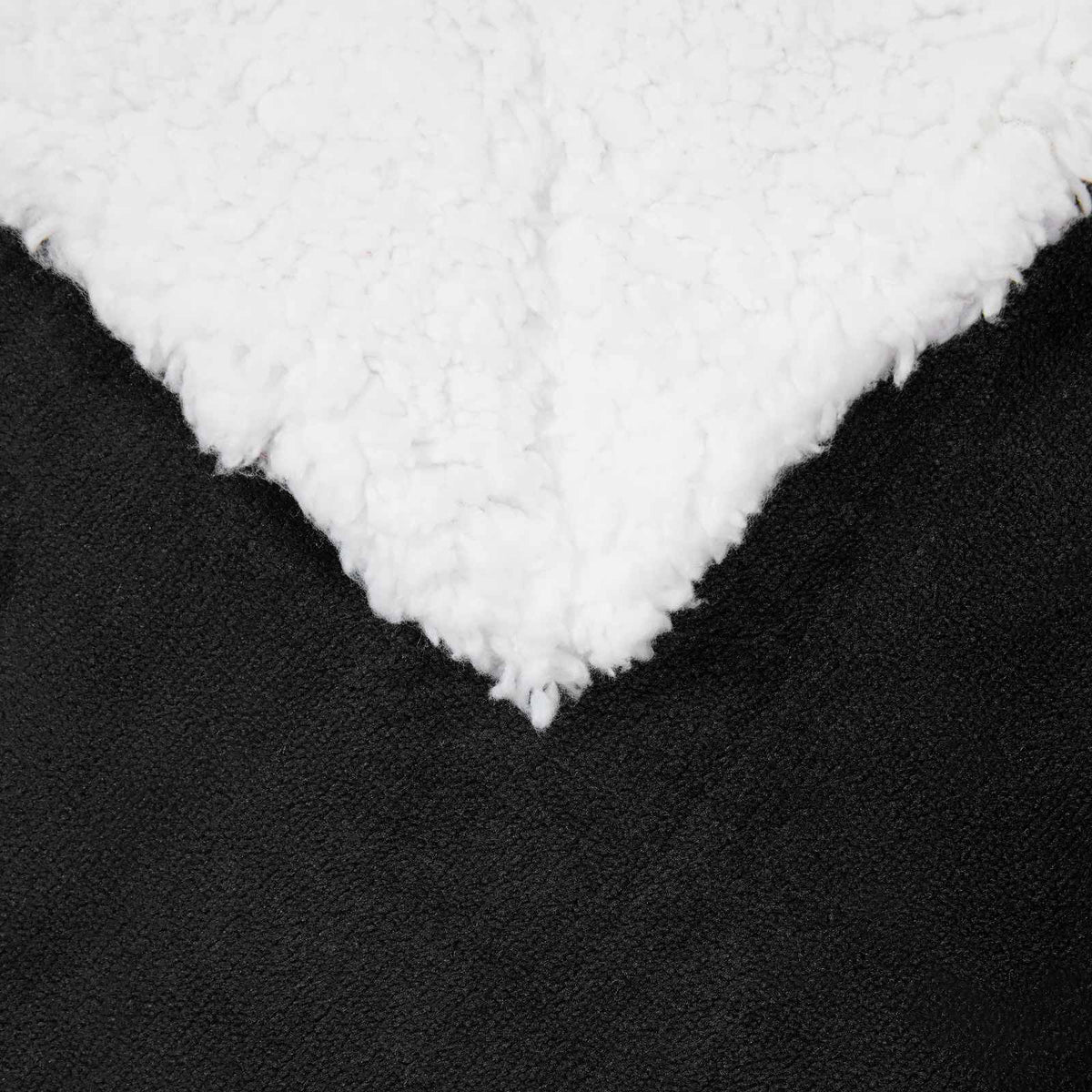 Kastteppe Svart 220 X 240 Cm Fleece