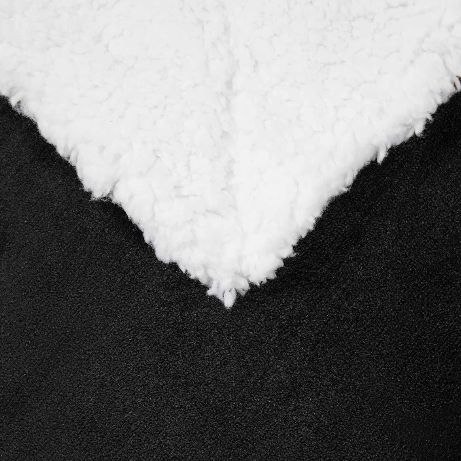 Kastteppe Svart 220 X 240 Cm Fleece