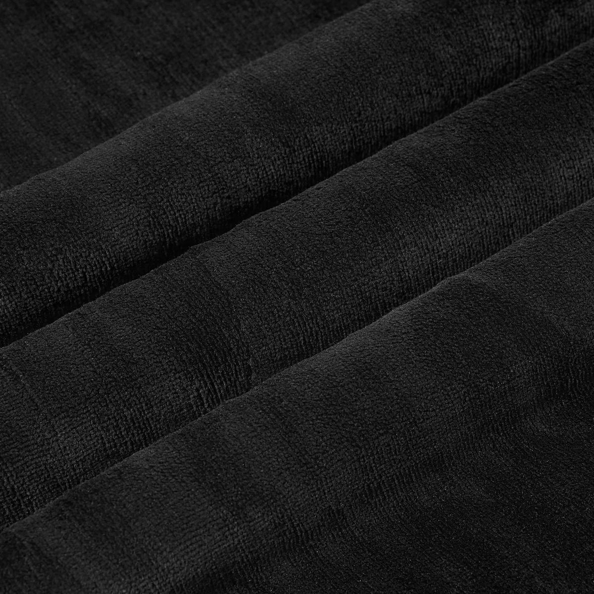 Kastteppe Svart 220 X 240 Cm Fleece