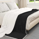 Kastteppe Svart 220 X 240 Cm Fleece