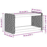 Sidetabell Naturlig 44.5 X 45 X 45 Cm Massiv Mahogni Tre