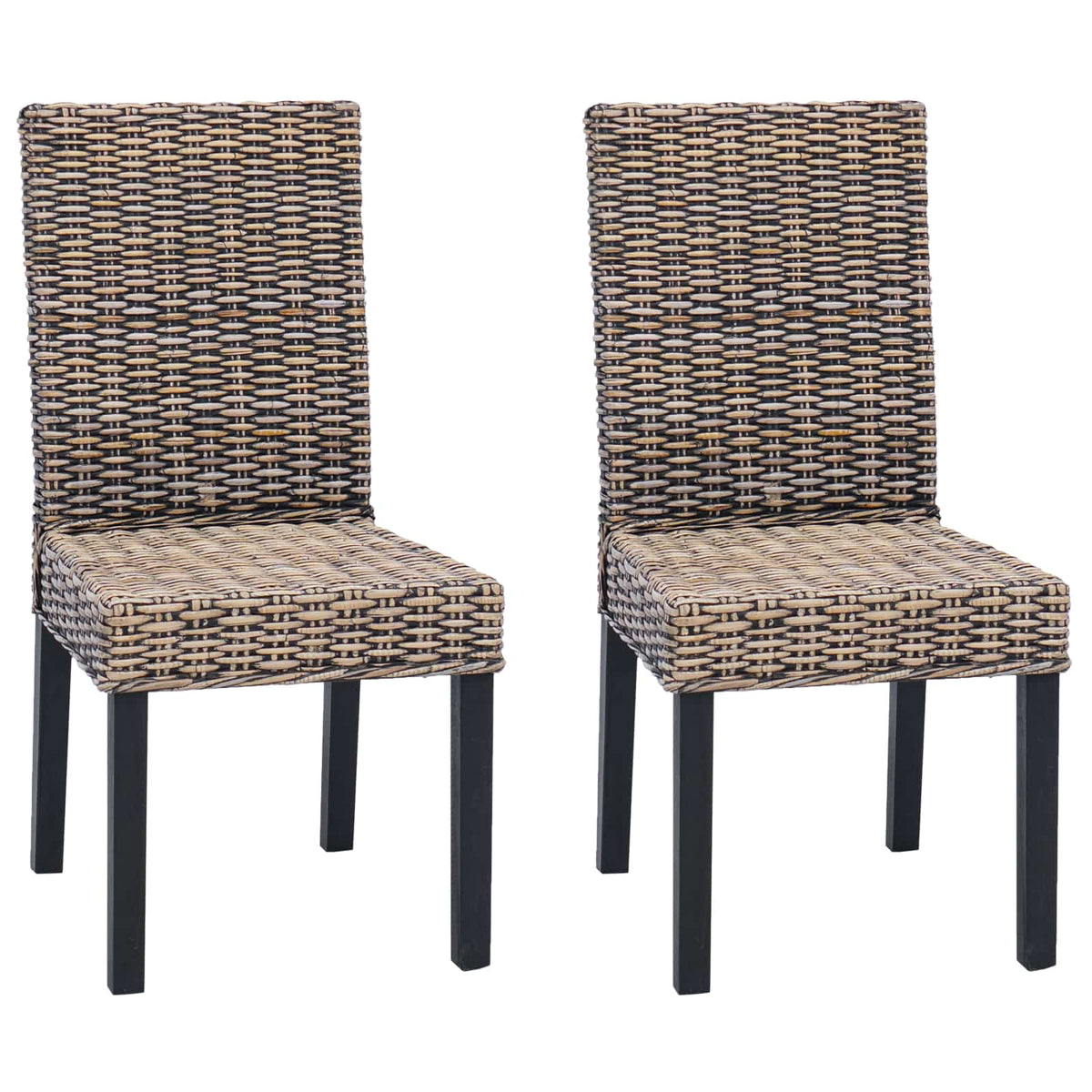 Spisestuestol 2 Pcs Svartvask 45 X 54 X 93 Cm