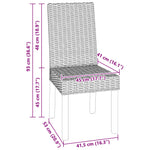 Spisestuestol 2 Pcs Svartvask 45 X 54 X 93 Cm