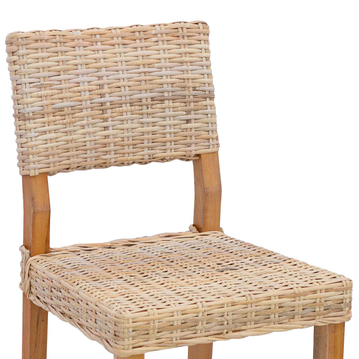 2 Pcs Naturlig 45 X 55 X 84 Cm Kubu Rattan