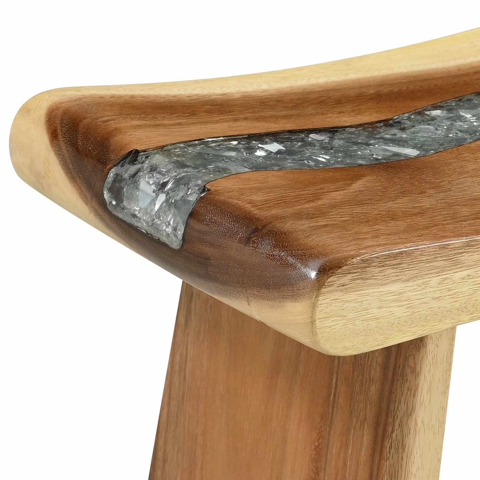 Badestol Naturlig 50 X 30 X 45 Cm Naturlig Tre