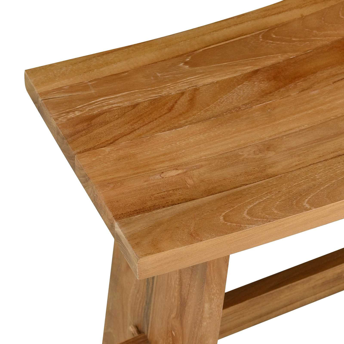 Badestol Brun 50 X 29,5 X 50,5 Cm Massivt Teaktre