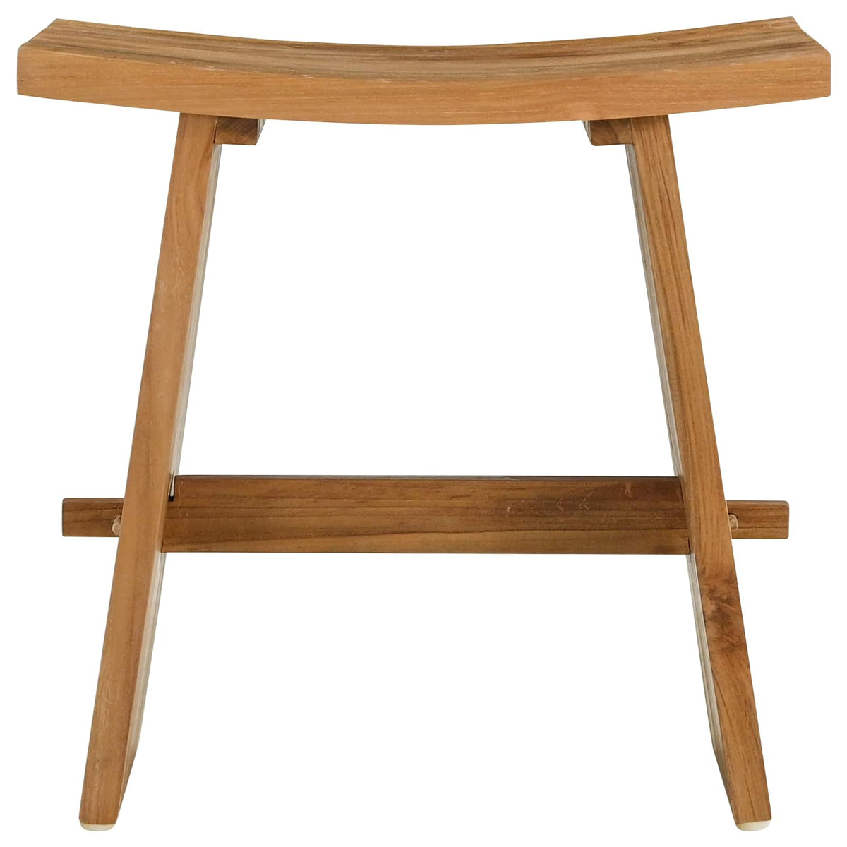 Badestol Brun 50 X 29,5 X 50,5 Cm Massivt Teaktre