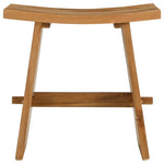 Badestol Brun 50 X 29,5 X 50,5 Cm Massivt Teaktre