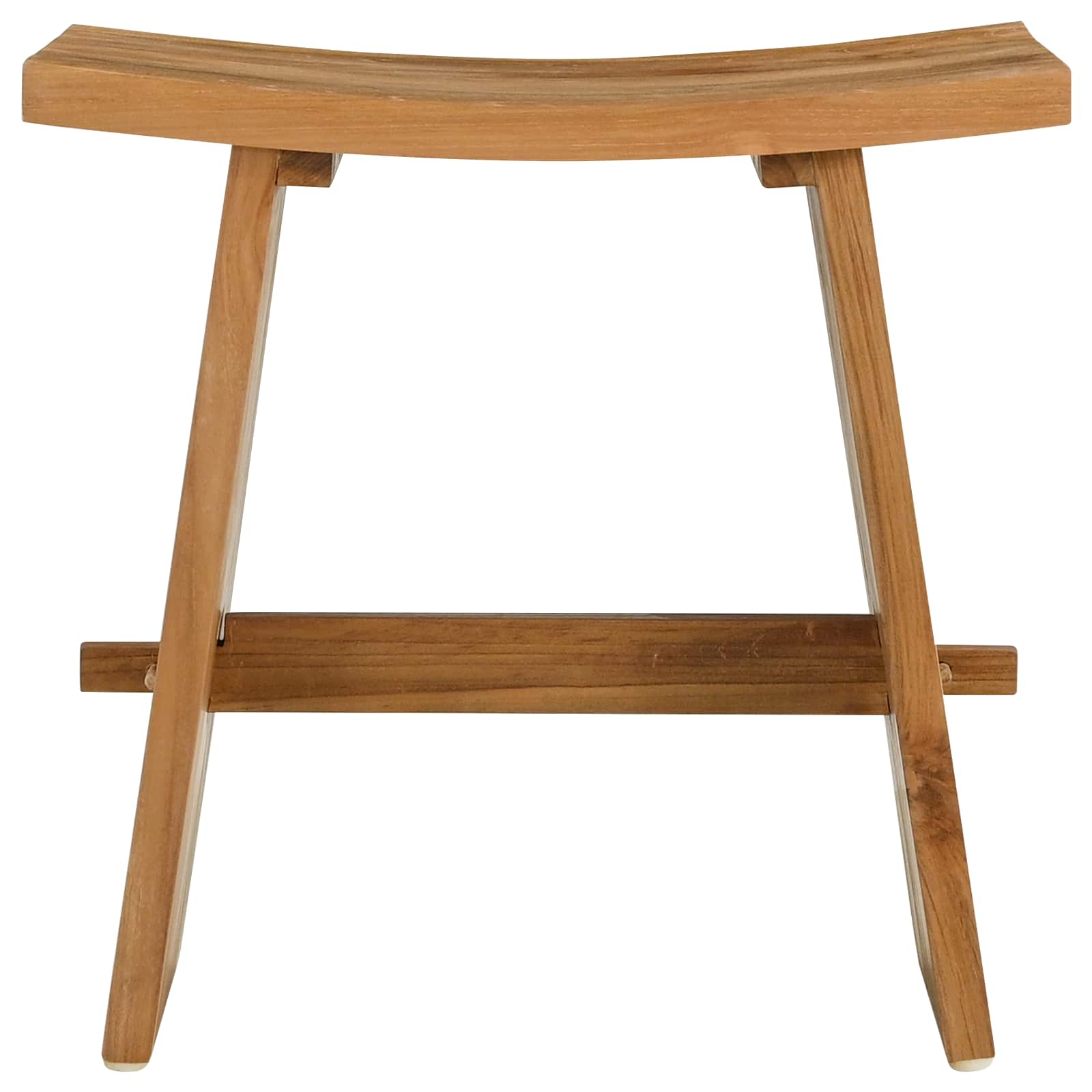 Badestol Brun 50 X 29,5 X 50,5 Cm Massivt Teaktre