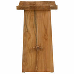 Badestol Brun 50 X 29,5 X 50,5 Cm Massivt Teaktre