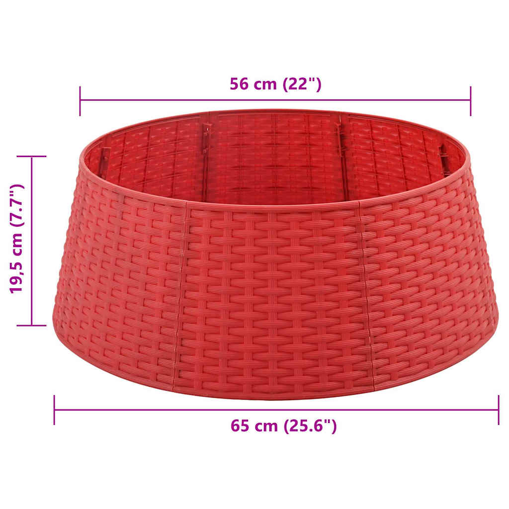 Julekjole Rød Ø 65 X 23 Cm Plast