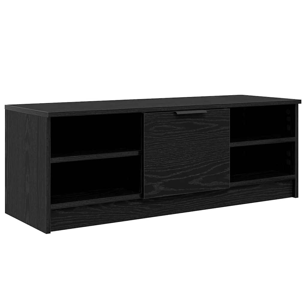Tv-Skap Svart Eik 102 X 35 X 36,5 Cm Konstruert Tre
