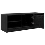 Tv-Skap Svart Eik 102 X 35 X 36,5 Cm Konstruert Tre