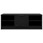 Tv-Skap Svart Eik 102 X 35 X 36,5 Cm Konstruert Tre
