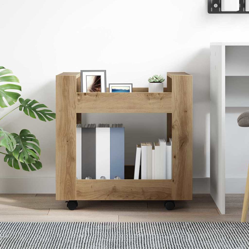 Skrivebordvogn Artisan Eik 60 X 45 X 60 Cm Konstruert Tre