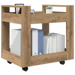 Skrivebordvogn Artisan Eik 60 X 45 X 60 Cm Konstruert Tre
