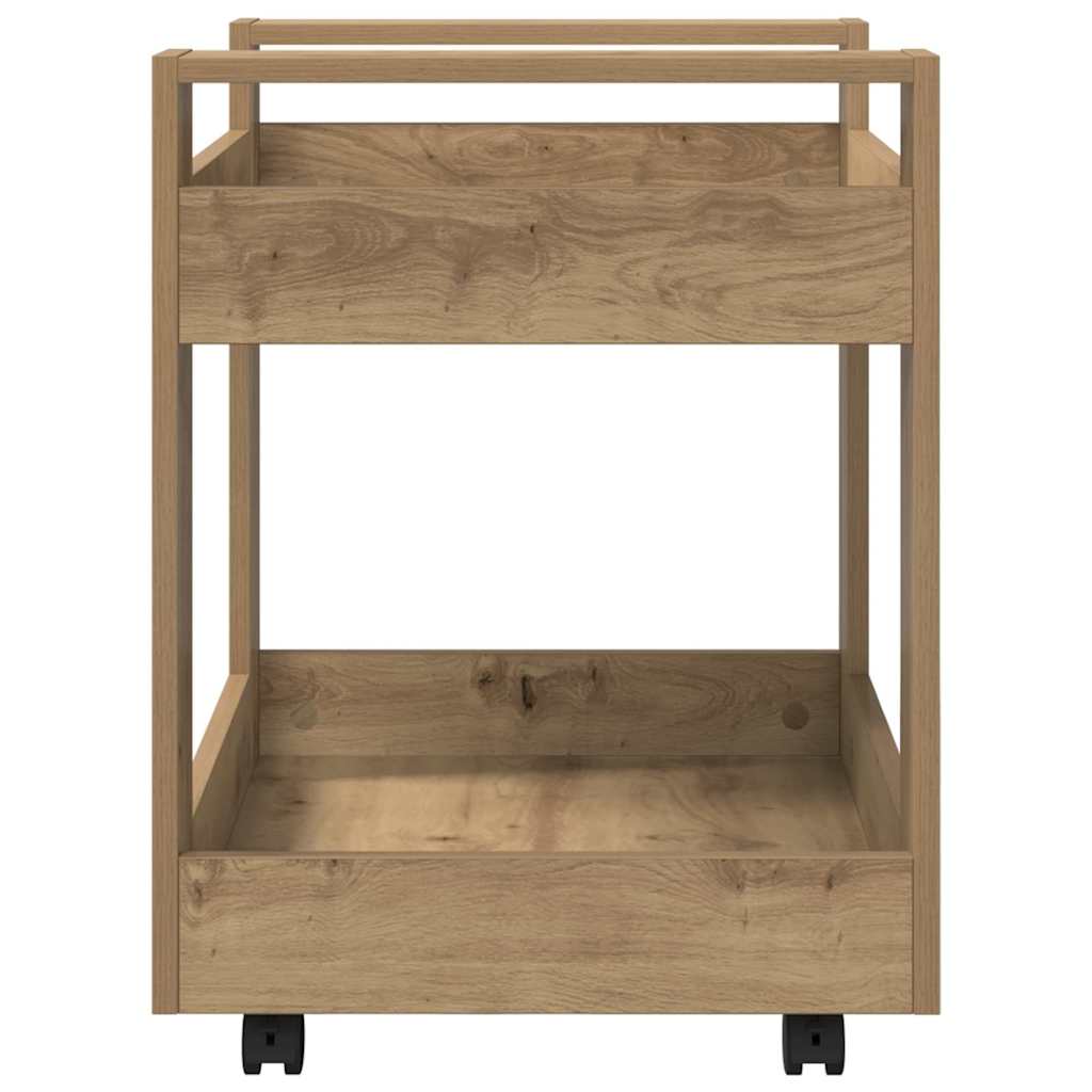 Skrivebordvogn Artisan Eik 60 X 45 X 60 Cm Konstruert Tre