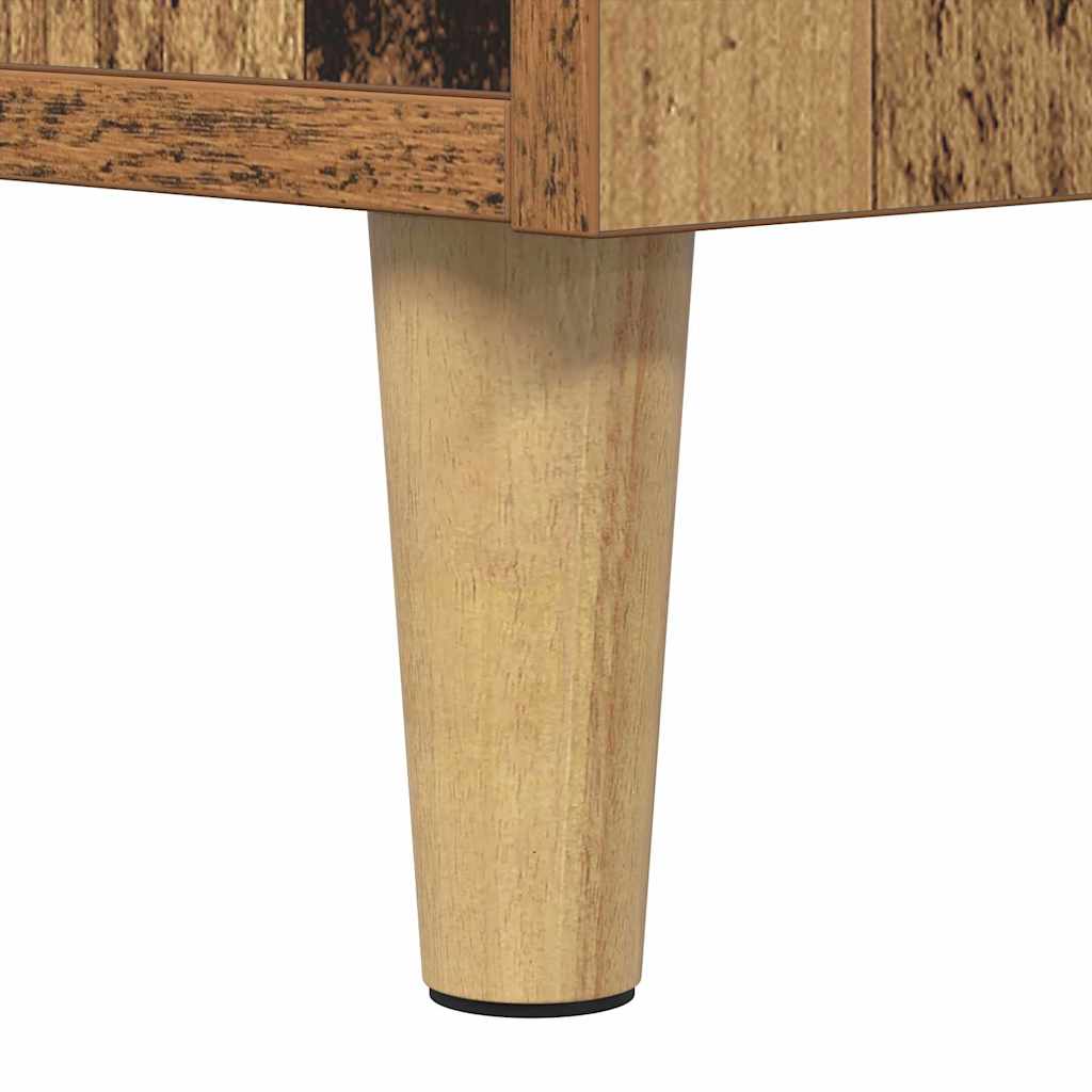 Nattbordskap Gammelt Tre 40 X 35 X 70 Cm Konstruert Tre