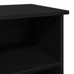 Tv-Skap Med Skuff Svart Eik 99,5 X 35,5 X 48 Cm Konstruert Tre