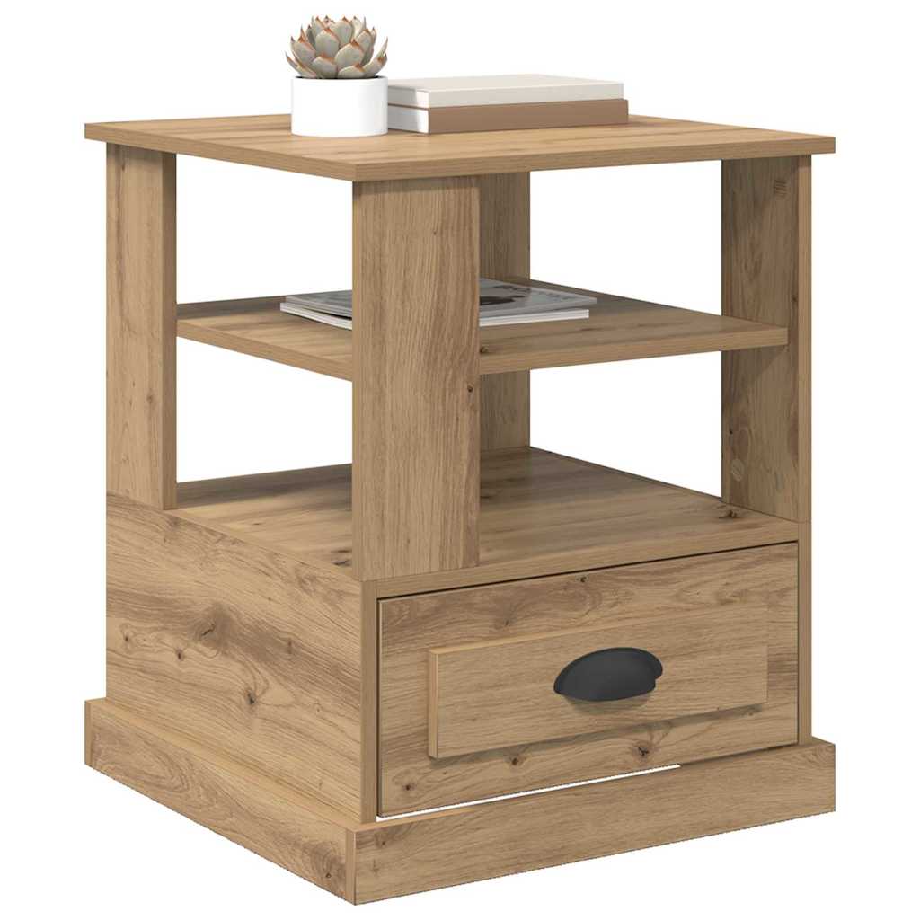 Nattbordskap Artisan Eik 50 X 50 X 60 Cm Konstruert Tre