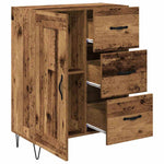 Med Skuff Gammelt Tre 69.5 X 34 X 90 Cm Konstruert Tre