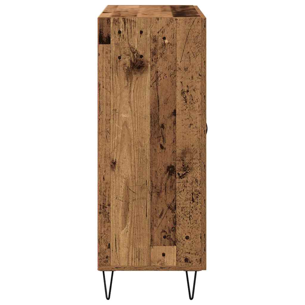 Med Skuff Gammelt Tre 69.5 X 34 X 90 Cm Konstruert Tre