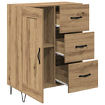 Med Skuff Artisan Eik 69.5 X 34 X 90 Cm Konstruert Tre