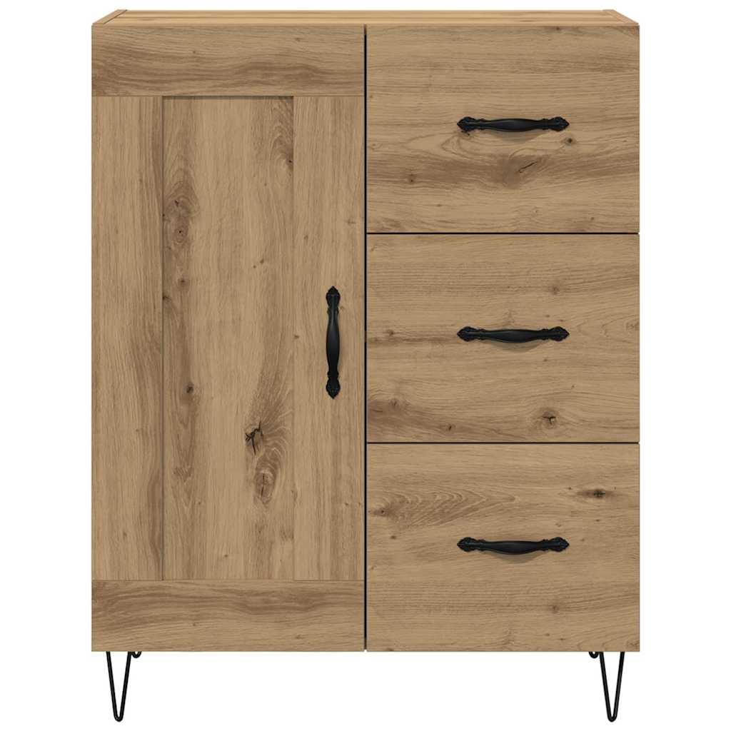 Med Skuff Artisan Eik 69.5 X 34 X 90 Cm Konstruert Tre
