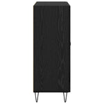 Med Skuff Svart Eik 69.5 X 34 X 90 Cm Konstruert Tre