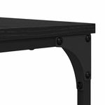 Kaffebord 2 Pcs Svart Eik Konstruert Tre