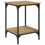 Kaffebord Artisan Eik 40 X 40 X 55 Cm Konstruert Tre