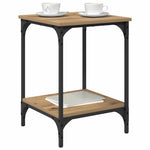 Kaffebord Artisan Eik 40 X 40 X 55 Cm Konstruert Tre
