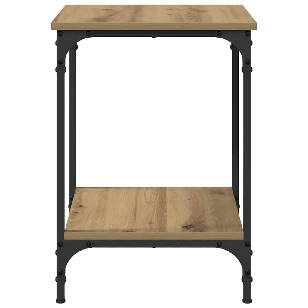 Kaffebord Artisan Eik 40 X 40 X 55 Cm Konstruert Tre