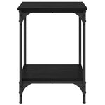 Kaffebord Svart Eik 40 X 40 X 55 Cm Konstruert Tre