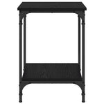 Kaffebord Svart Eik 40 X 40 X 55 Cm Konstruert Tre