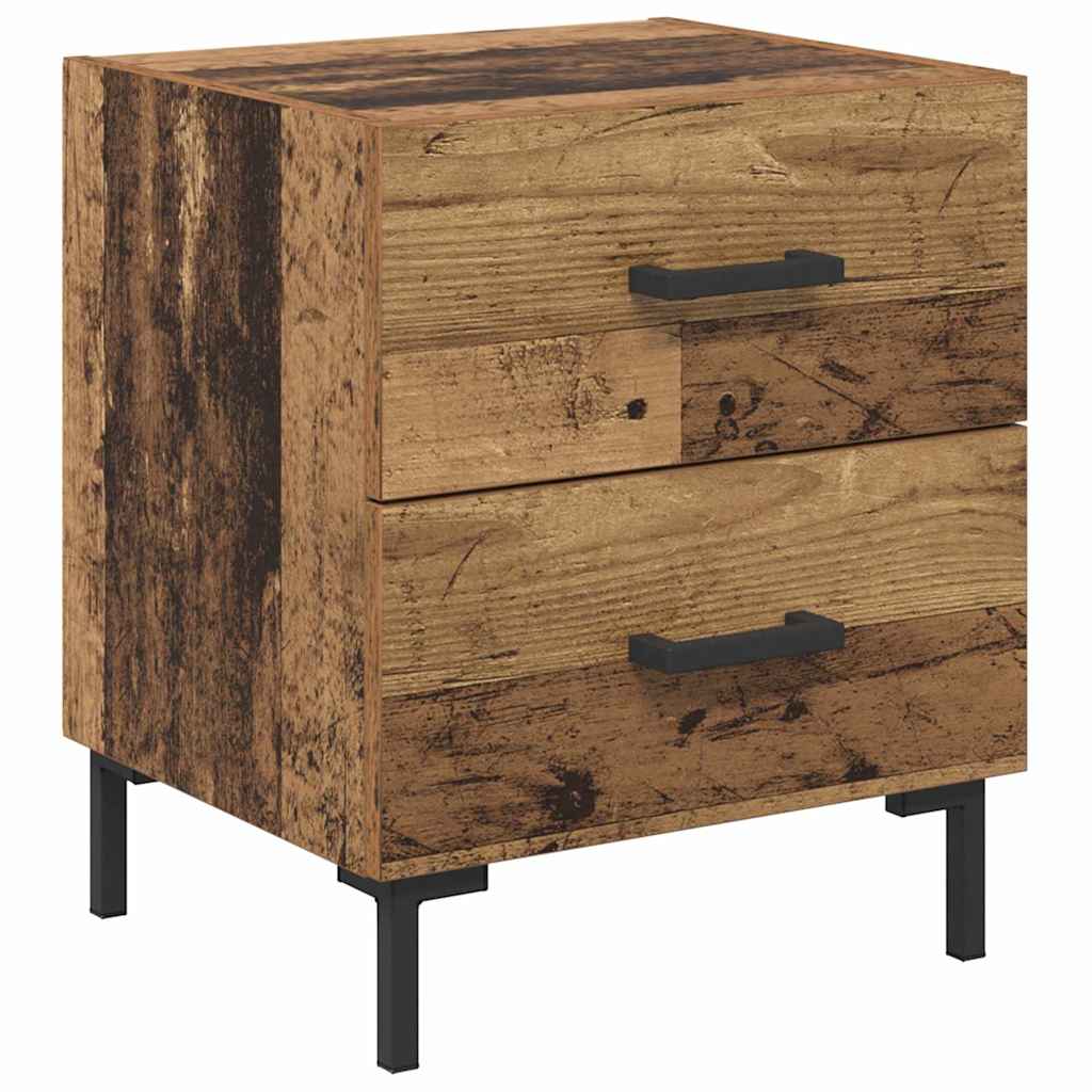 Nattbordskap Gammelt Tre 40 X 35 X 47,5 Cm Konstruert Tre