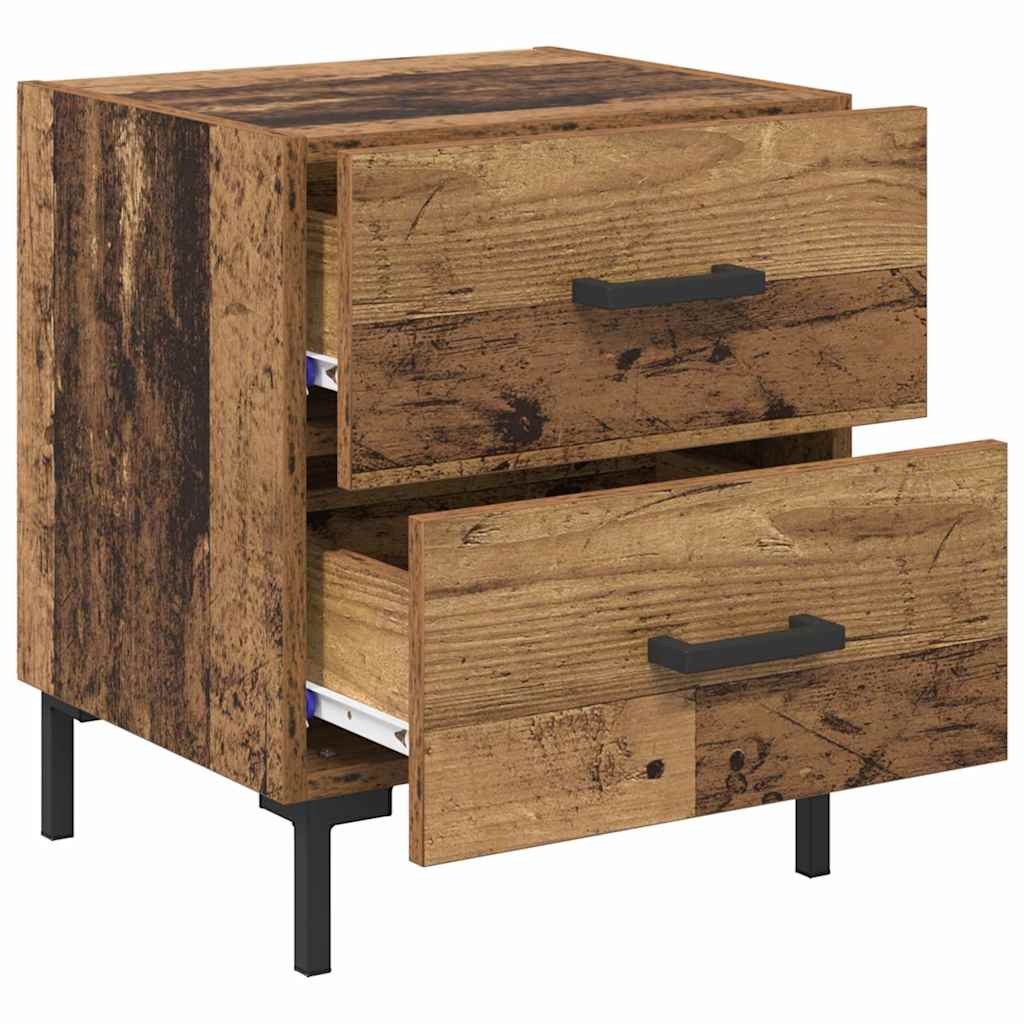 Nattbordskap Gammelt Tre 40 X 35 X 47,5 Cm Konstruert Tre