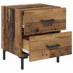 Nattbordskap Gammelt Tre 40 X 35 X 47,5 Cm Konstruert Tre