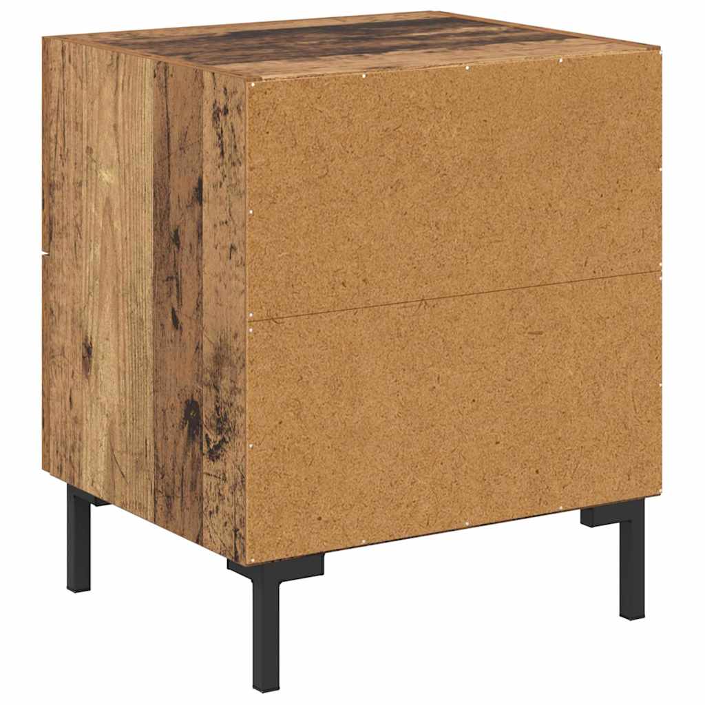 Nattbordskap Gammelt Tre 40 X 35 X 47,5 Cm Konstruert Tre