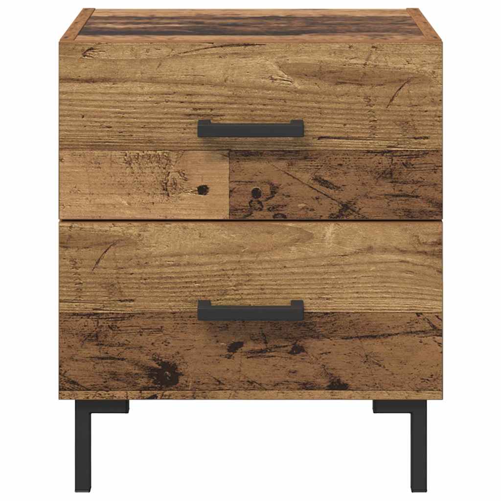 Nattbordskap Gammelt Tre 40 X 35 X 47,5 Cm Konstruert Tre