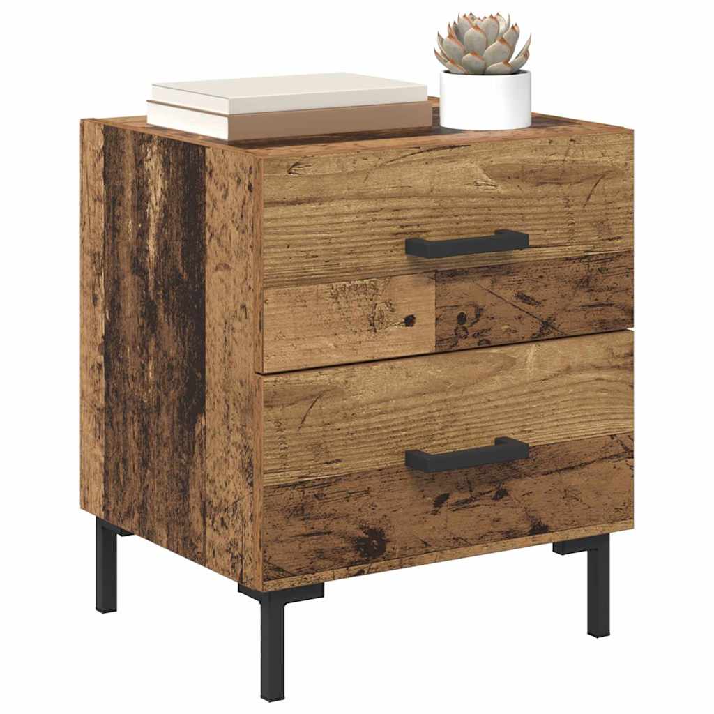 Nattbordskap Gammelt Tre 40 X 35 X 47,5 Cm Konstruert Tre