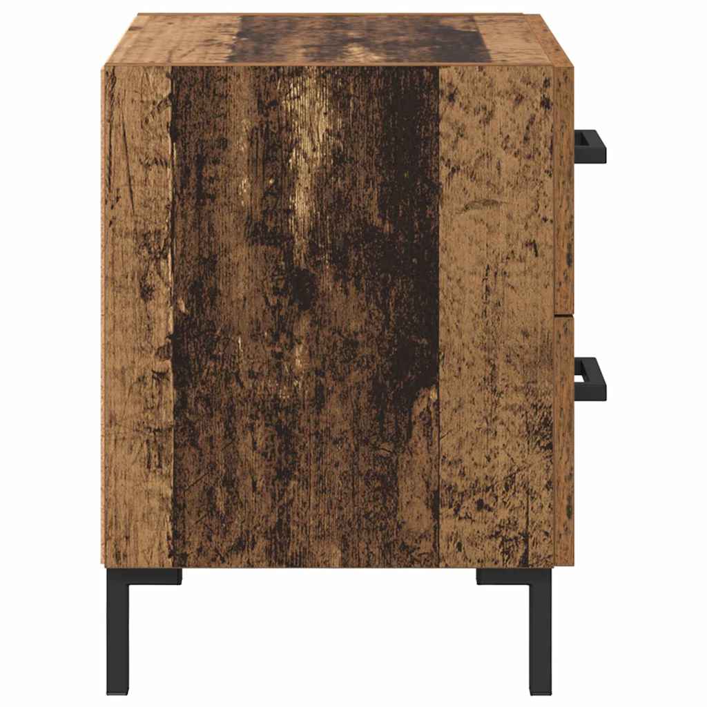 Nattbordskap Gammelt Tre 40 X 35 X 47,5 Cm Konstruert Tre