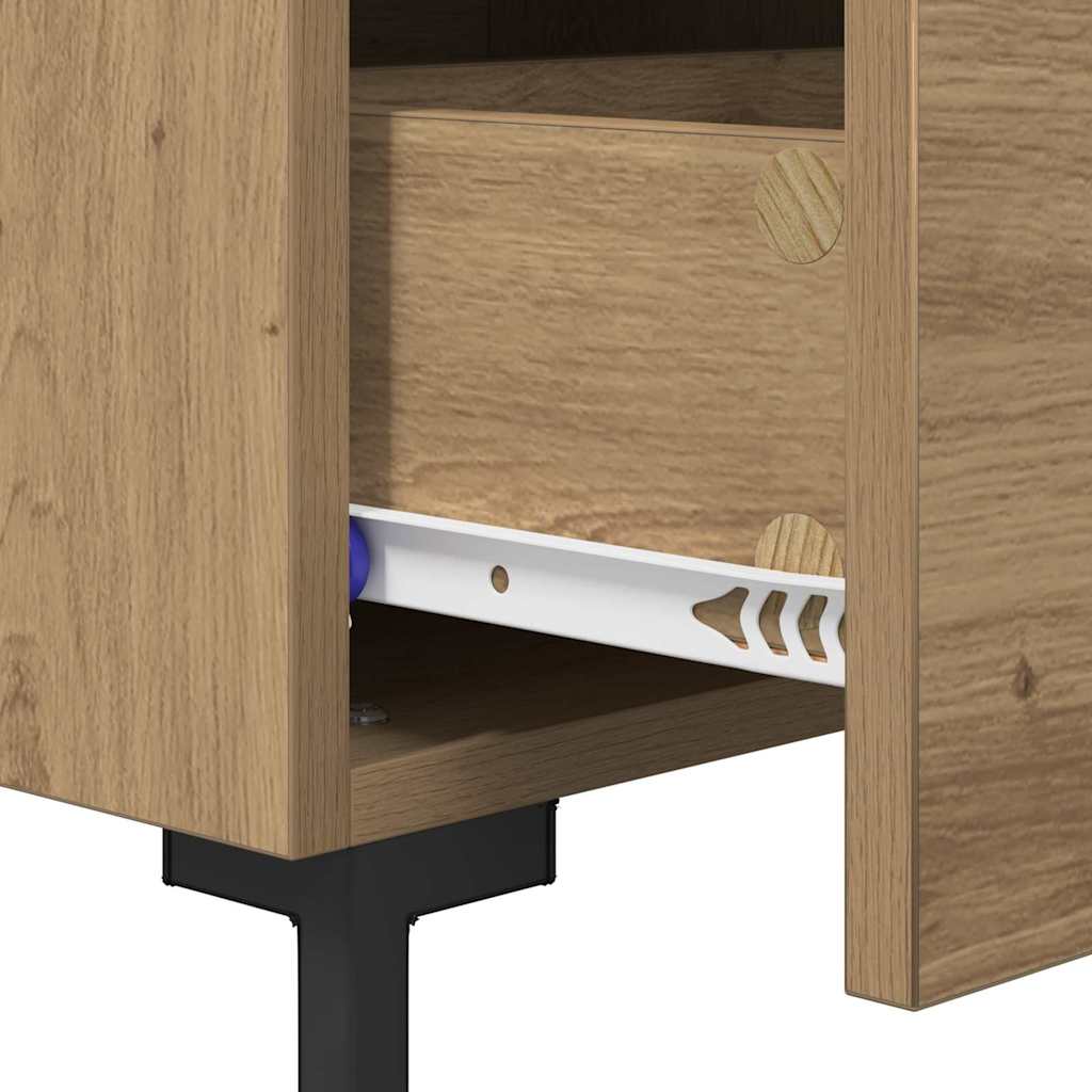 Nattbordskap Artisan Eik 40 X 35 X 47,5 Cm Konstruert Tre